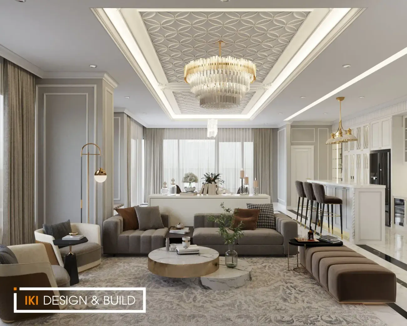 Thiết kế Penthouse phong cách tân cổ điển sang trọng vạn người mê - IKI ...