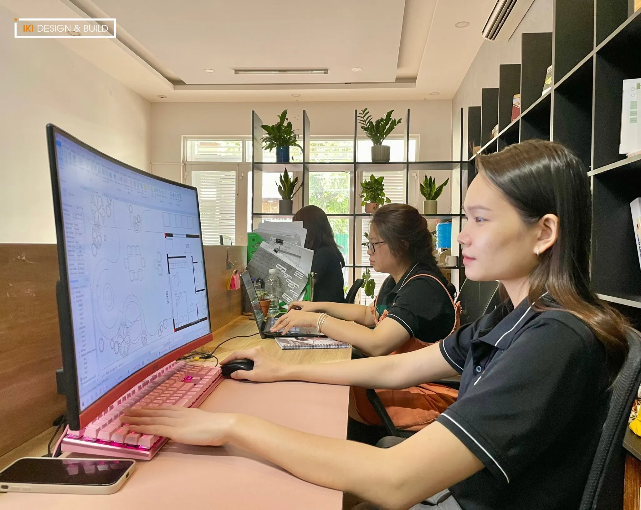 quy trình triển khai bản vẽ tại IKI Design