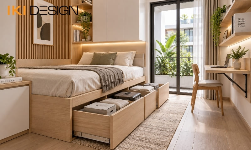 Nội thất nhỏ gọn đa năng cho nhà phố diện tích nhỏ