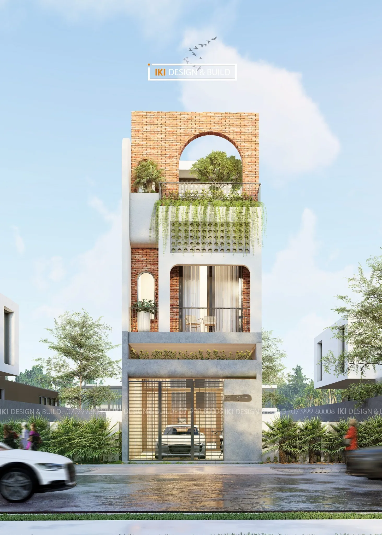 Thiết kế nhà phố nhỏ đẹp tại Nha Trang | IKI Design