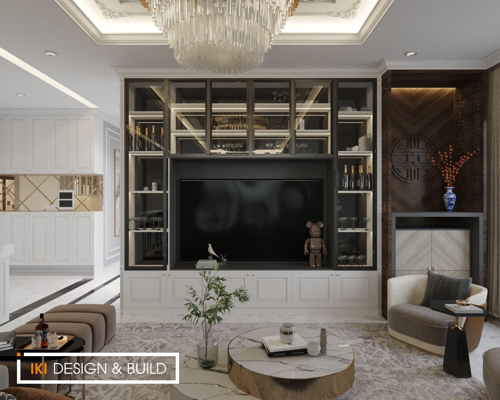 thiết kế tân cổ điển trong nhà phố | IKI Design