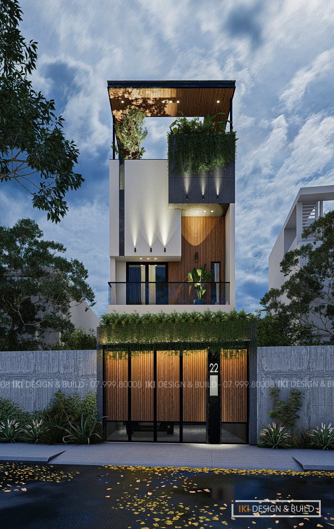Dai House | Thiết kế nhà phố 3 tầng hiện đại ở Nha Trang