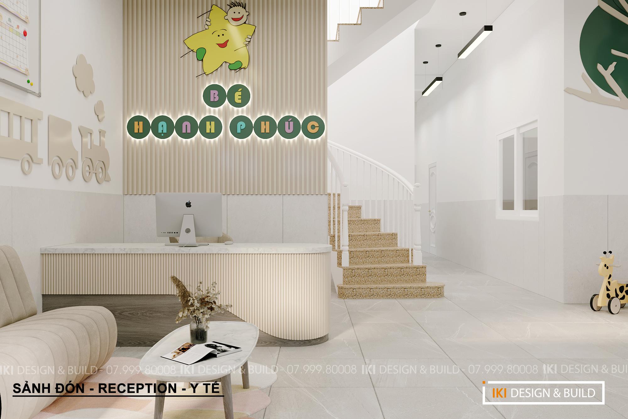 Mầm non Bé Hạnh Phúc - Vườn Chiêm Ngưỡng Trẻ Thơ. IKI Design - đơn vị thiết kế thi công biệt thự Nha Trang