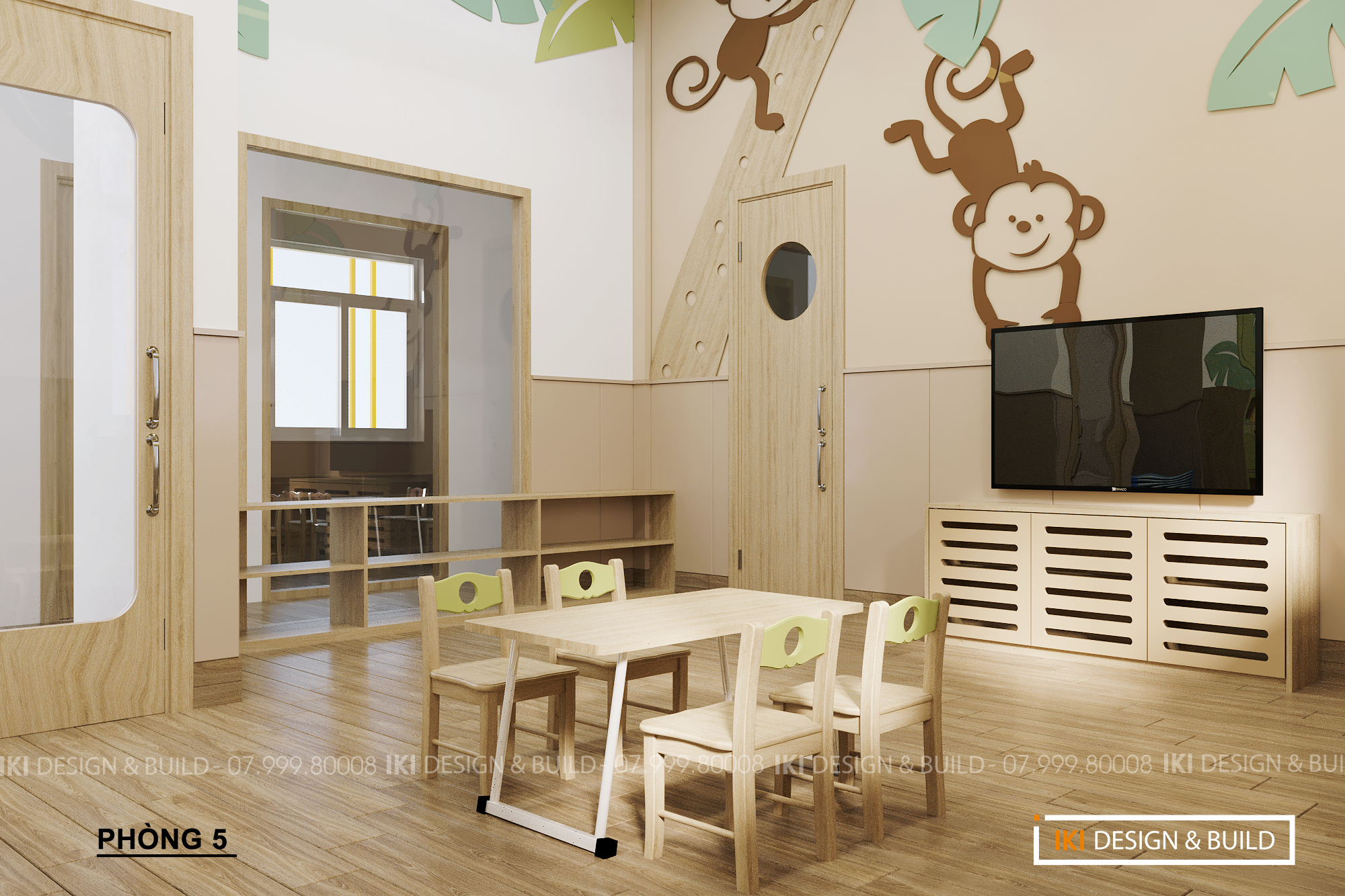 Mầm non Bé Hạnh Phúc - Vườn Chiêm Ngưỡng Trẻ Thơ. IKI Design - đơn vị thiết kế thi công biệt thự Nha Trang