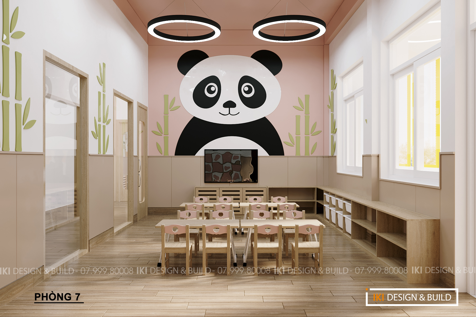 Mầm non Bé Hạnh Phúc - Vườn Chiêm Ngưỡng Trẻ Thơ. IKI Design - đơn vị thiết kế thi công biệt thự Nha Trang