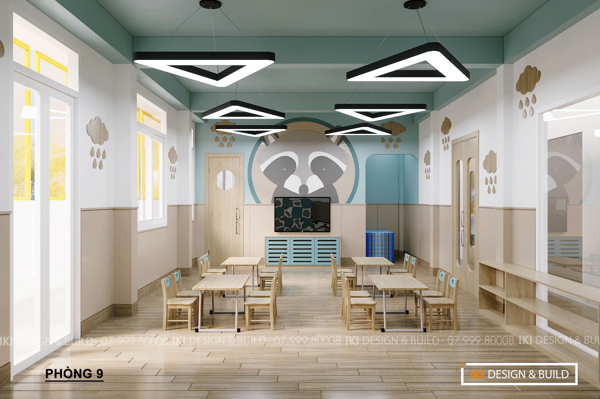 Mầm non Bé Hạnh Phúc - Vườn Chiêm Ngưỡng Trẻ Thơ. IKI Design - đơn vị thiết kế thi công biệt thự Nha Trang