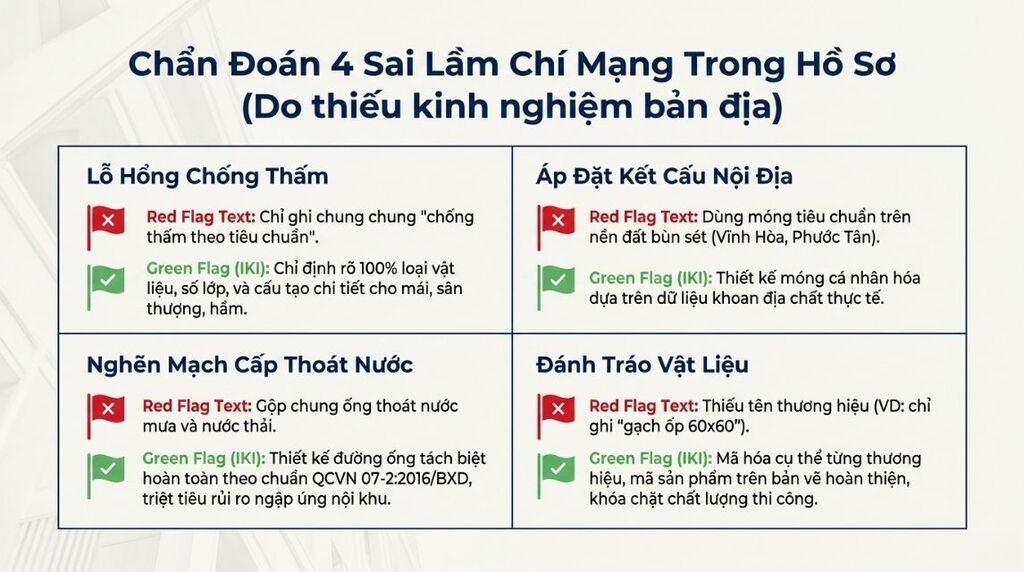 Những lỗi thường gặp trong bản vẽ thi công nhà Nha Trang Những lỗi thường gặp trong bản vẽ thi công nhà Nha Trang