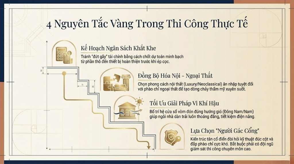 Bí quyết thiết kế và thi công biệt thự 1 tầng đẹp hoàn hảo