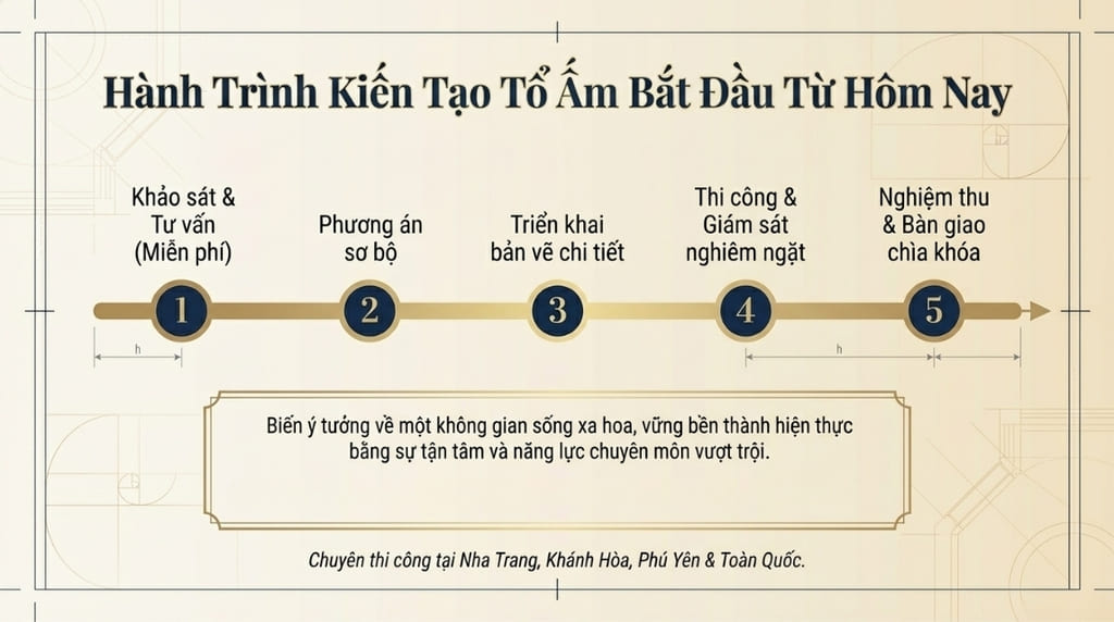 Quy trình thiết kế và thi công biệt thự tại IKI diễn ra như thế nào?