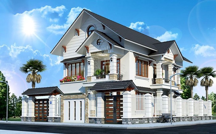 Biệt thự 2 mặt tiền mái Thái