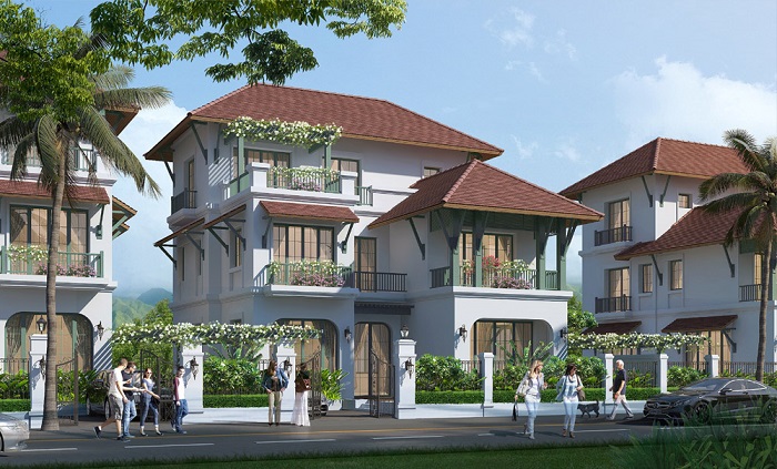 Biệt thự Indochine kết hợp mảng xanh – nghỉ dưỡng