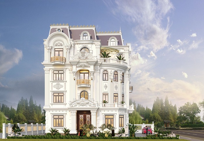 Biệt thự phố tân cổ điển 5 tầng