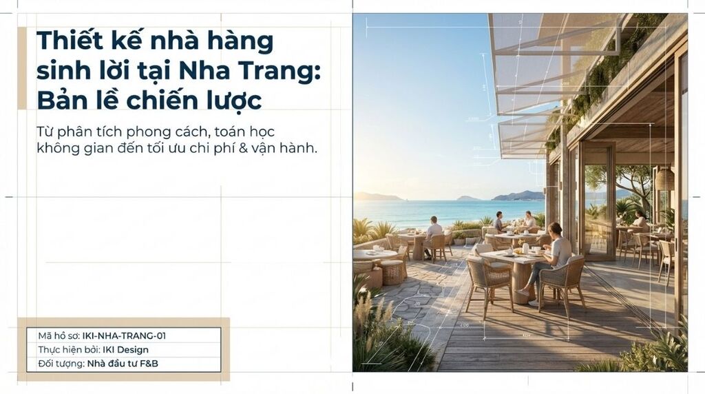 Thiết kế nhà hàng Nha Trang: Quy trình rõ ràng & dự toán chi tiết Thiết kế nhà hàng Nha Trang: Quy trình rõ ràng & dự toán chi tiết