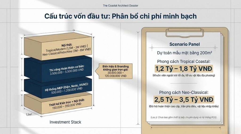 Chi phí thiết kế và thi công nhà hàng tại Nha Trang Chi phí thiết kế và thi công nhà hàng tại Nha Trang