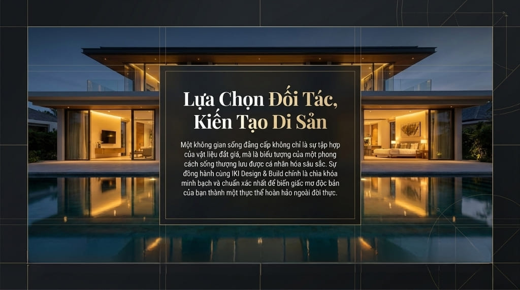 IKI Design – Đơn vị thiết kế thi công nội thất biệt thự Luxury chuyên nghiệp IKI Design – Đơn vị thiết kế thi công nội thất biệt thự Luxury chuyên nghiệp