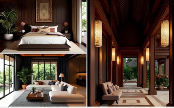 Tiêu chuẩn thiết kế nội thất biệt thự mái Thái
