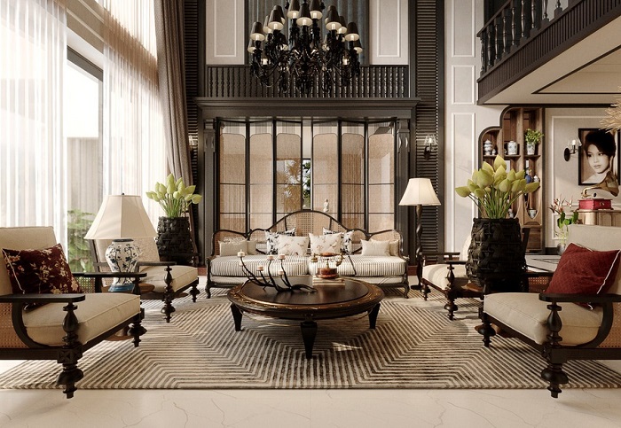 Biệt thự nghỉ dưỡng mang phong cách Indochine – Đông Dương