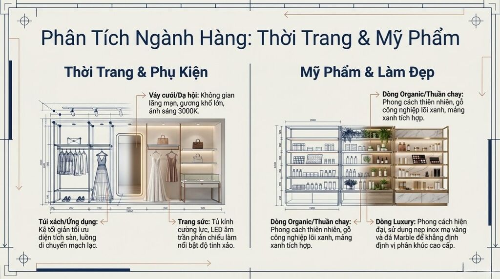 Showroom thời trang và phụ kiện cao cấp Showroom thời trang và phụ kiện cao cấp
