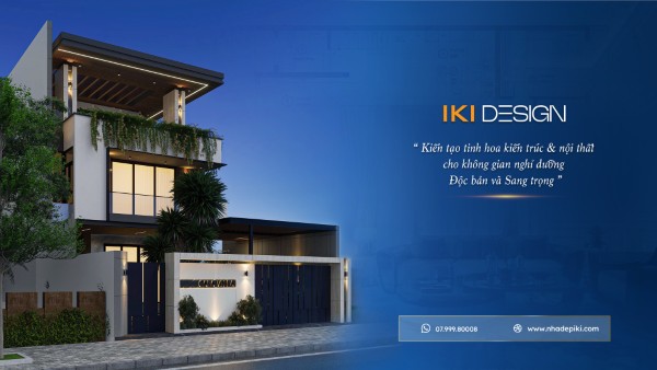 IKI Design & Build là đơn vị chuyên sâu trong thiết kế và thi công cổng nhà phố đẹp hiện đại