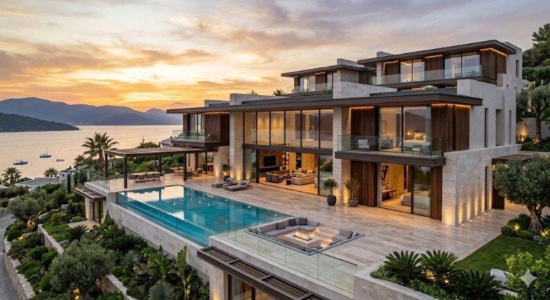 Biệt thự Modern Luxury thể hiện sự hoàn hảo trong kiến trúc và không gian