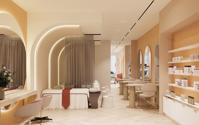 Mẫu spa phong cách Modern Luxury cao cấp