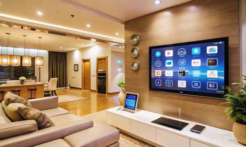 Sử dụng công nghệ thông minh trong không gian Modern Luxury