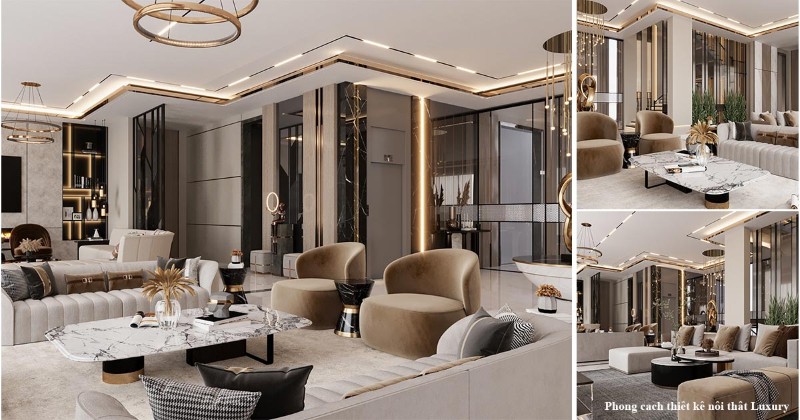 Thiết kế biệt thự theo phong cách Modern Luxury