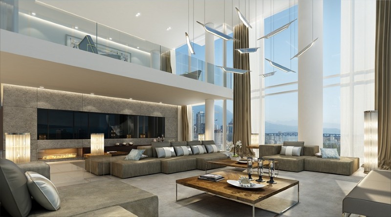 Thiết kế penthouse theo phong cách Modern Luxury