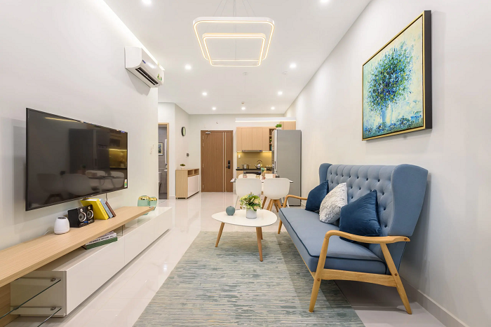 Thiết kế căn hộ 45m2 2 phòng ngủ đòi hỏi sự tỉ mỉ, sáng tạo