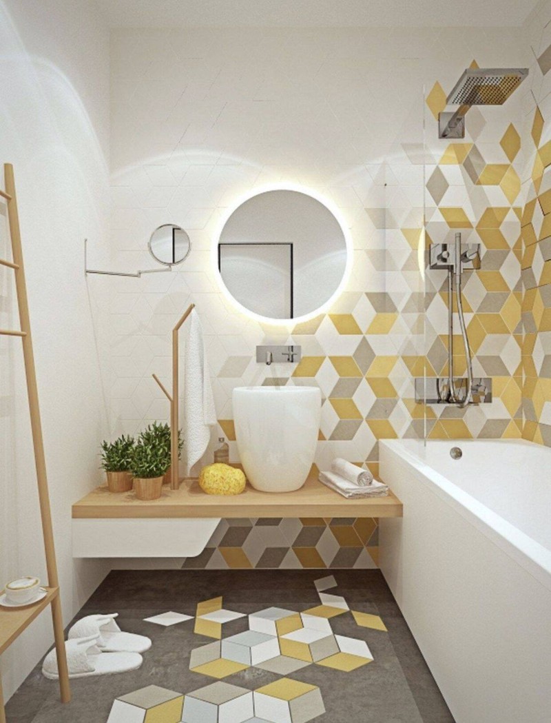 Thiết kế cho phòng tắm căn hộ studio 30m2