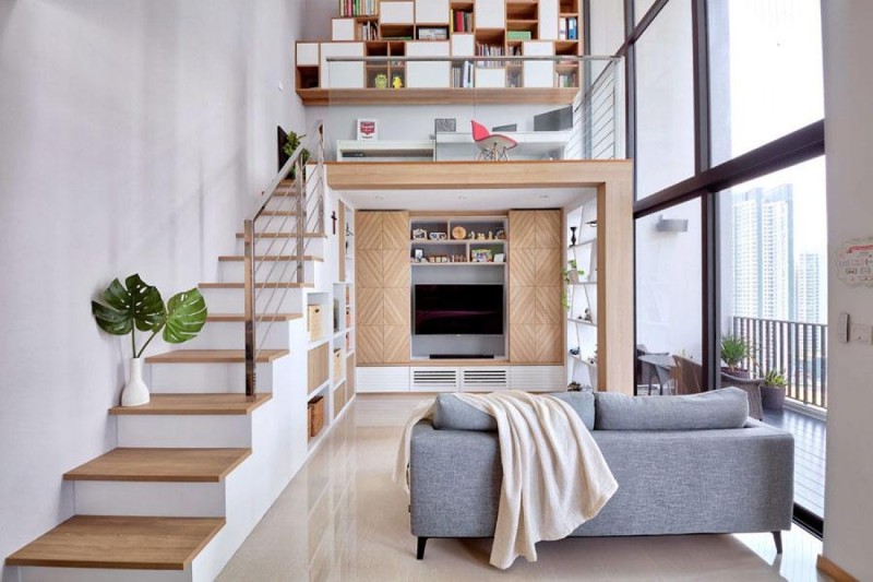 Căn hộ studio 30m2 có gác lửng