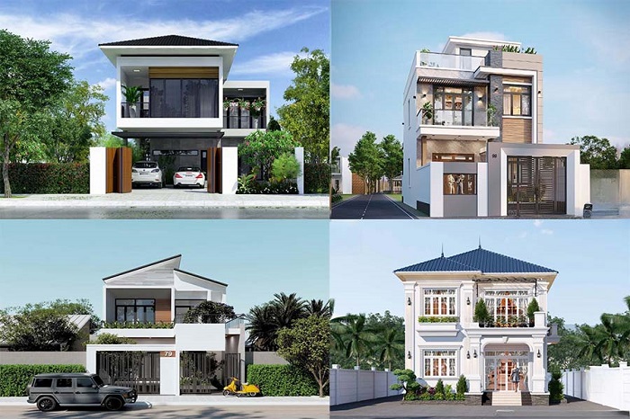 Nhà phố 2 tầng 4 phòng ngủ