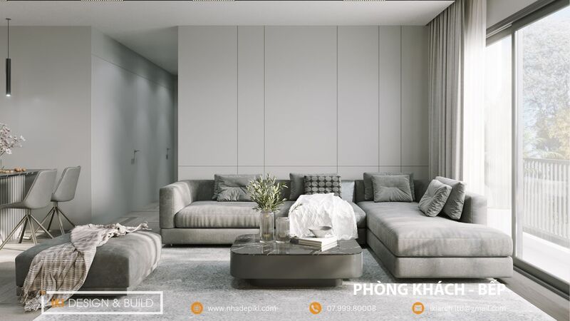 Phòng khách chung cư 2 phòng ngủ Phòng khách chung cư 2 phòng ngủ