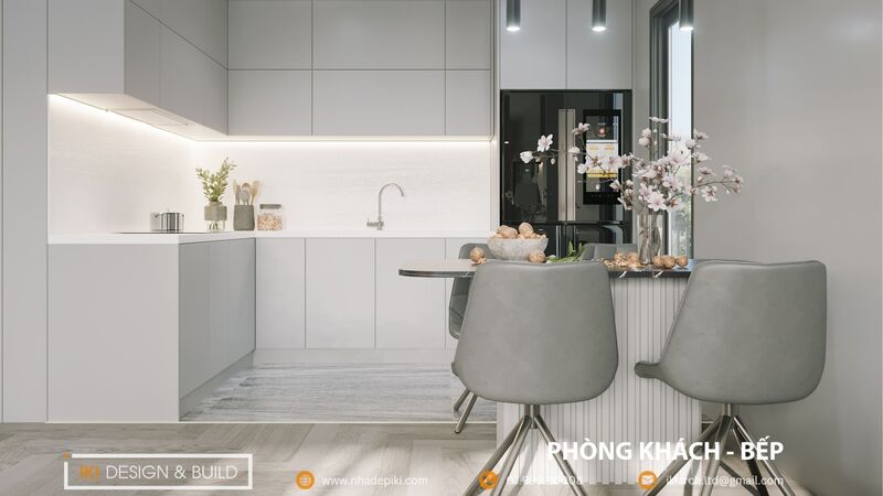 Phòng bếp phòng ăn chung cư 2 phòng ngủ Phòng bếp phòng ăn chung cư 2 phòng ngủ