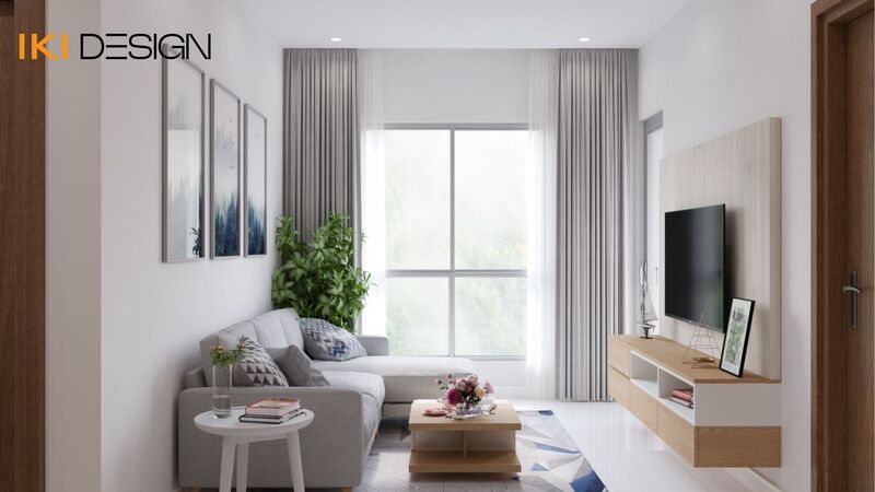 Thiết kế chung cư 2 phòng ngủ cho thuê Thiết kế chung cư 2 phòng ngủ cho thuê