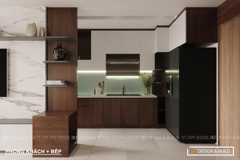 Phòng bếp chung cư 2 phòng ngủ dự án Silas Apartment Phòng bếp chung cư 2 phòng ngủ dự án Silas Apartment