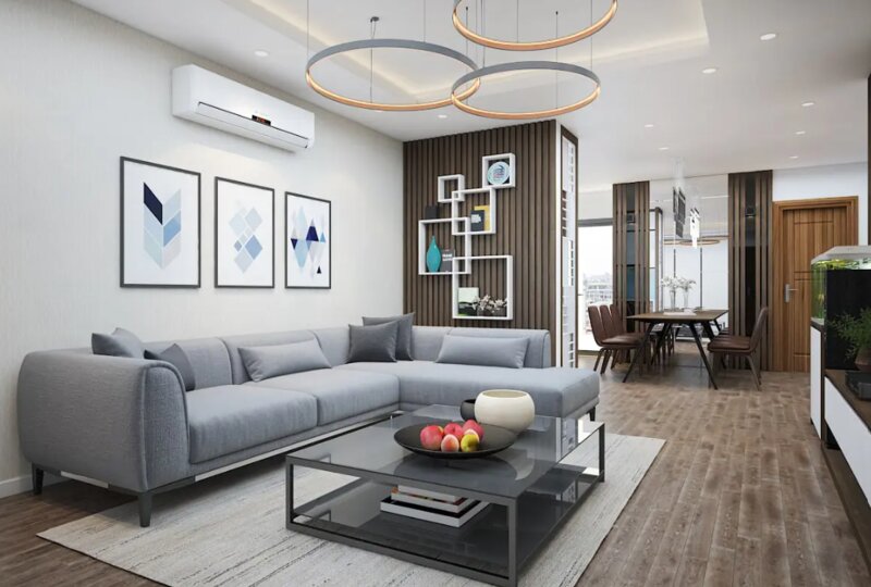Nội thất luxury căn hộ 55m2