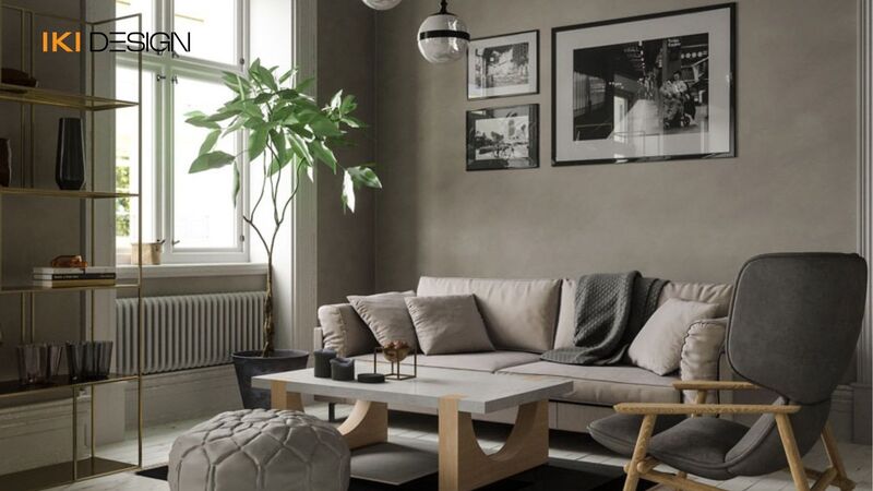 Phòng khách phong cách Scandinavian
