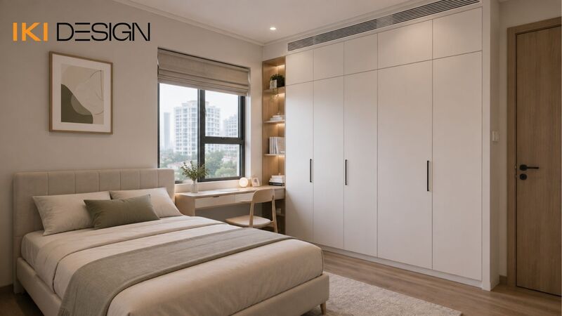 Mẫu phòng ngủ chung cư 80m2