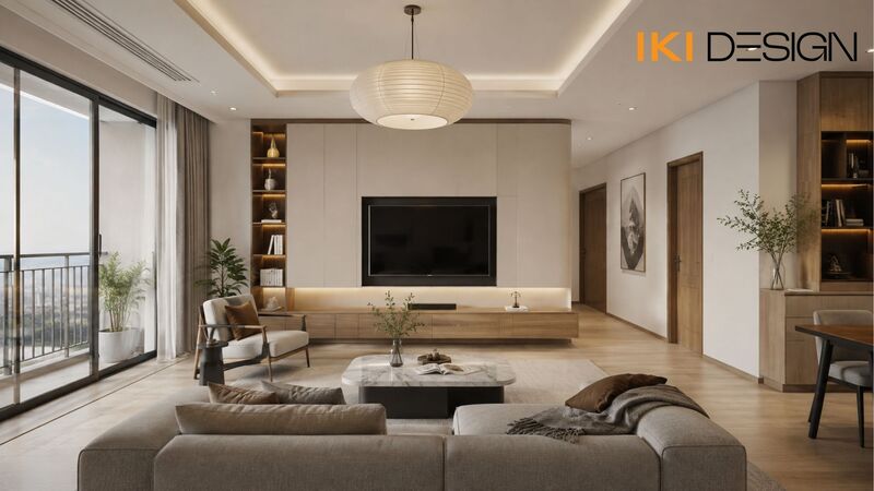 Thiết kế nội thất chung cư 80m2 phong cách hiện đại