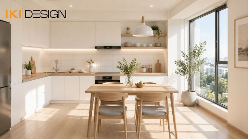 Thiết kế nội thất chung cư 80m2 phong cách Scandinavian