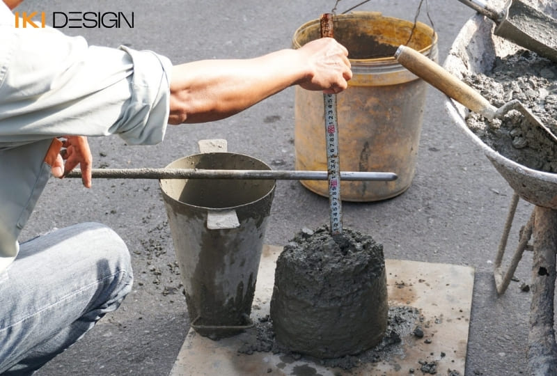 Kiểm tra độ sụt bê tông Kiểm tra độ sụt bê tông