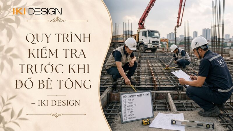 quy trình kiểm tra đổ bê tông