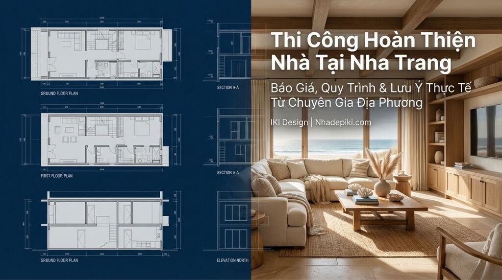 Thi công hoàn thiện nhà Nha Trang: báo giá, quy trình & lưu ý Thi công hoàn thiện nhà Nha Trang: báo giá, quy trình & lưu ý
