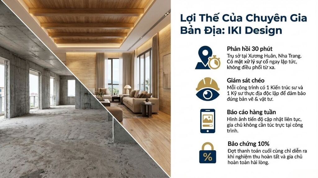 Tại sao nên chọn IKI Design để thi công hoàn thiện nhà Nha Trang? Tại sao nên chọn IKI Design để thi công hoàn thiện nhà Nha Trang?