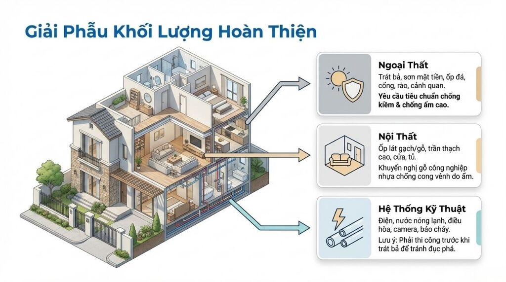 Các hạng mục thi công hoàn thiện nhà Nha Trang Các hạng mục thi công hoàn thiện nhà Nha Trang
