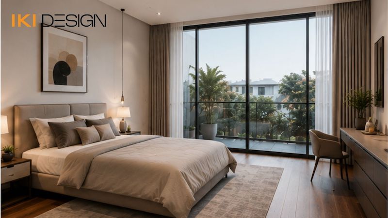 Phòng ngủ Duplex phong cách hiện đại Phòng ngủ Duplex phong cách hiện đại