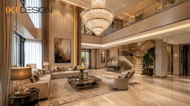 Phòng khách Duplex phong cách Luxury Phòng khách Duplex phong cách Luxury