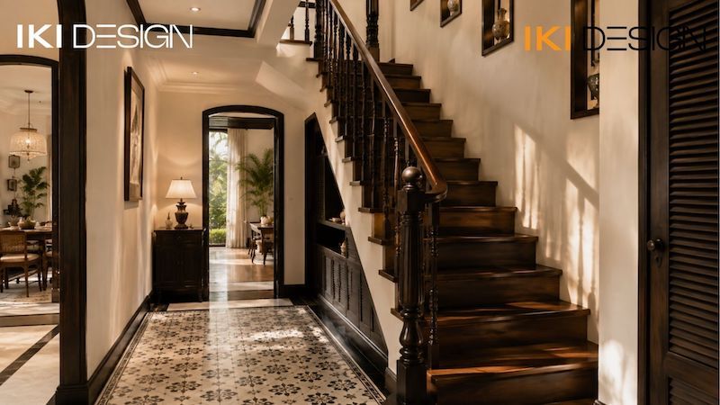 Cầu thang Duplex phong cách Indochine Cầu thang Duplex phong cách Indochine