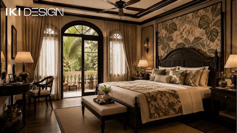 Phòng ngủ Duplex phong cách Indochine Phòng ngủ Duplex phong cách Indochine